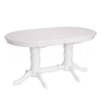 Стол обеденный Anjelica (1500-1850*900*750) IVORY WHITE (айвори)