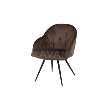 Стул Zara BROWN VELVET (коричневый)