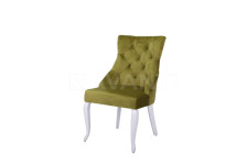 Стул Hilton WHITE HIGLOSSY/GREEN (белый глянец/зеленый)