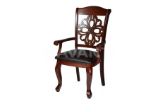 Стул с подлокотниками Virginia WALNUT (темный орех)