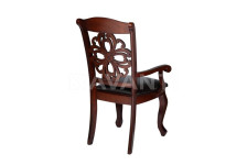 Стул с подлокотниками Virginia WALNUT (темный орех)