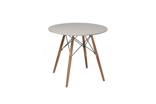 Стол обеденный Fancy (D800x720) GRAY (серый)