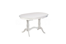 Стол обеденный Eva (1200-1590x800x750) IVORY WHITE (айвори)