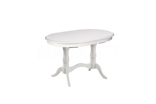 Стол обеденный Eva (1200-1590x800x750) IVORY WHITE (айвори)