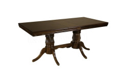 Стол обеденный Alba (1500-1800х880х760) NEW AB WALNUT (темный орех)