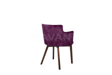 Стул Amelia WALNUT/PURPLE (орех/сиреневый)