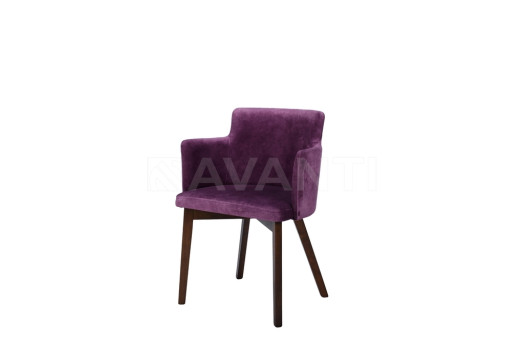 Стул Amelia WALNUT/PURPLE (орех/сиреневый)