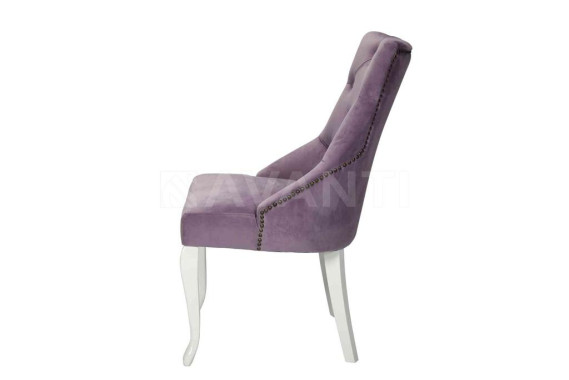 Стул Hilton WHITE HIGLOSSY/LILAC (белый глянец/лиловый)