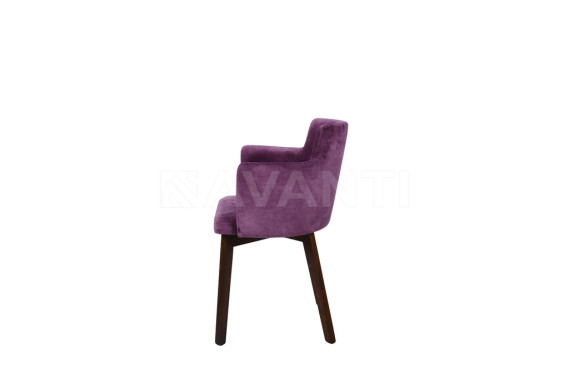 Стул Amelia WALNUT/PURPLE (орех/сиреневый)