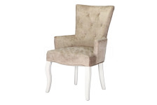 Стул Bosco WHITE HIGLOSSY/BEIGE BG#1 (белый лак/беж светлый)