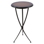 Подставка декоративная Шанель 1/1 Орех Шоколад арт. 19020 Орех(Д), цвет ковки Шоколад(Ш)