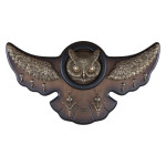 Вешалка настенная Bubo Орех Бронза арт. 11507 Орех(Д), декоративные элементы Б цвет бронза