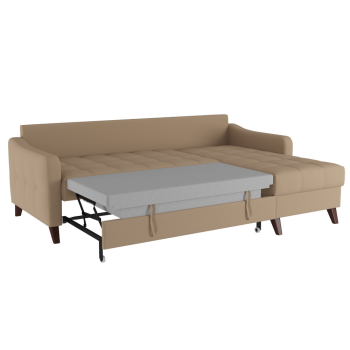 Диван-кровать угловой Римини 1 2-1пф(1пф-2т) СК / Velutto 05