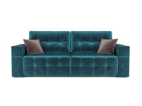 Диван Венеция бархат сине-зеленый STAR VELVET 43 BLACK GREEN