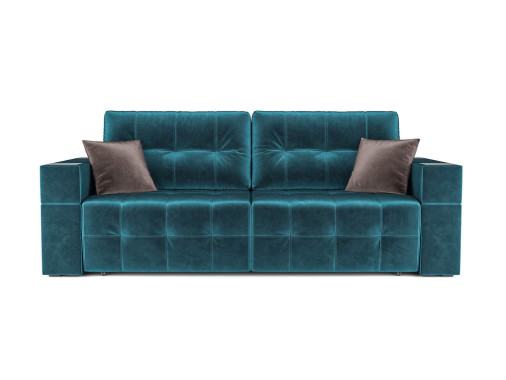 Диван Венеция бархат сине-зеленый STAR VELVET 43 BLACK GREEN