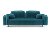 Диван Цюрих бархат сине-зеленый STAR VELVET 43 BLACK GREEN