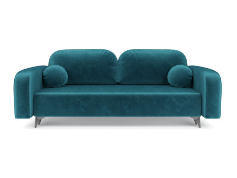 Диван Цюрих бархат сине-зеленый STAR VELVET 43 BLACK GREEN