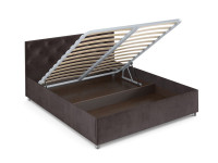 Кровать Классик бархат шоколадный STAR VELVET 60 COFFEE 160