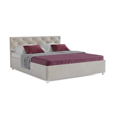 Кровать Классик бархат бежевый STAR VELVET 6 BEIGE 160
