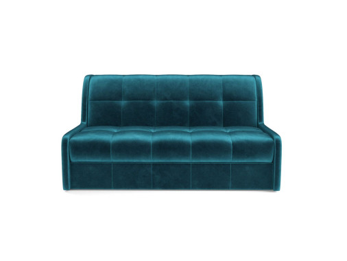 Диван Аккордеон Барон №6 бархат сине-зеленый STAR VELVET 43 BLACK GREEN
