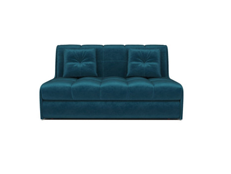 Диван Аккордеон Барон №2 бархат сине-зеленый STAR VELVET 43 BLACK GREEN