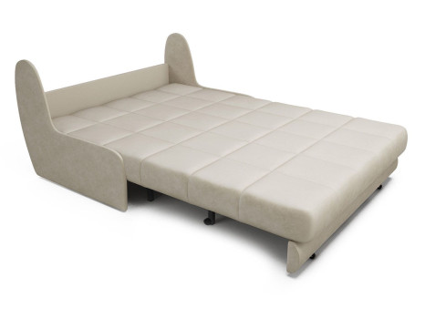 Диван Аккордеон Барон №2 бархат бежевый STAR VELVET 6 LIGHT BEIGE