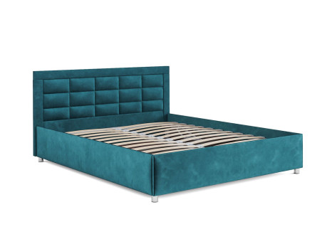 Кровать Версаль бархат сине-зеленый STAR VELVET 43 BLACK GREEN 160