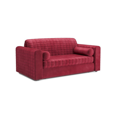 Диван Аккордеон Барон №5 бархат красный STAR VELVET 3 DARK RED