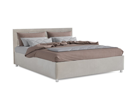 Кровать Версаль бархат бежевый / STAR VELVET 6 BEIGE 160