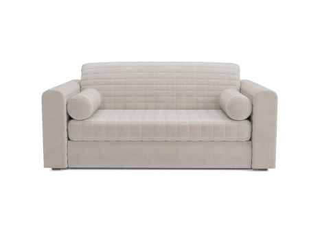 Диван Аккордеон Барон №5 бархат бежевый STAR VELVET 6 LIGHT BEIGE