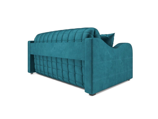 Диван Аккордеон Барон №4 бархат сине-зеленый STAR VELVET 43 BLACK GREEN