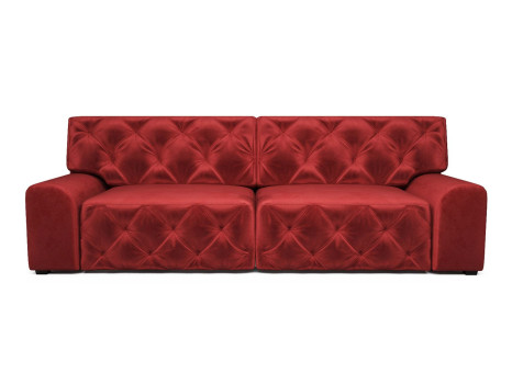 Диван Милан бархат красный/ STAR VELVET 3 DARK RED