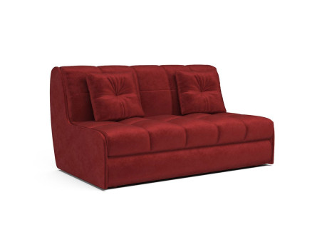 Диван Аккордеон Барон №2 бархат красный  STAR VELVET 3 DARK RED