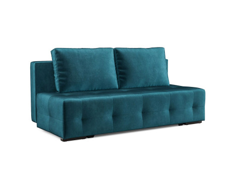 Диван Марсель №1 бархат сине-зеленый STAR VELVET 43 BLACK GREEN