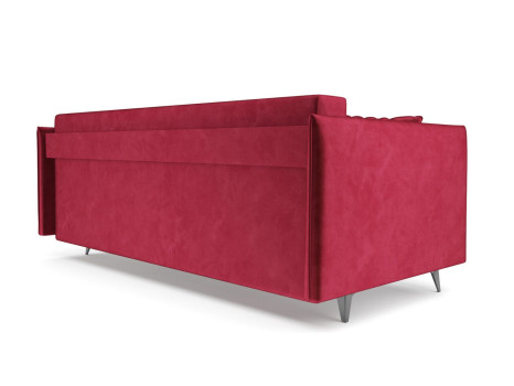 Диван Майами бархат красный/ STAR VELVET 3 DARK RED