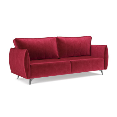 Диван Осло бархат красный/ STAR VELVET 3 DARK RED