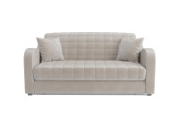 Диван Аккордеон Барон №4 бархат бежевый STAR VELVET 6 LIGHT BEIGE