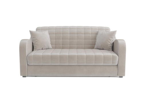 Диван Аккордеон Барон №4 бархат бежевый STAR VELVET 6 LIGHT BEIGE