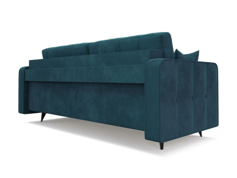 Диван Снеп бархат сине-зеленый STAR VELVET 43 BLACK GREEN