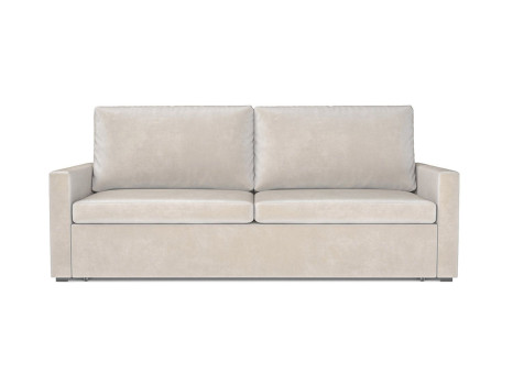 Диван Поло бархат бежевый STAR VELVET 6 LIGHT Beige