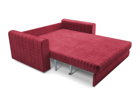 Диван Аккордеон Барон №5 бархат красный STAR VELVET 3 DARK RED