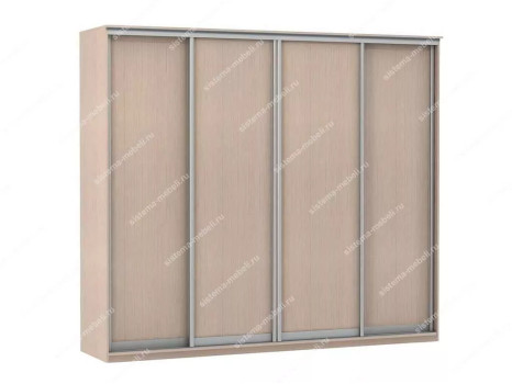 Шкаф купе Модерн 2362х450 4-х дверный 3-х секционный глухой ясень