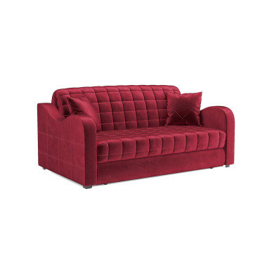 Диван Аккордеон Барон №4 бархат красный STAR VELVET 3 DARK RED