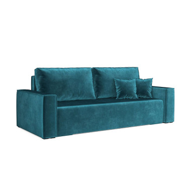 Диван Манхэттен бархат сине-зеленый STAR VELVET 43 BLACK GREEN