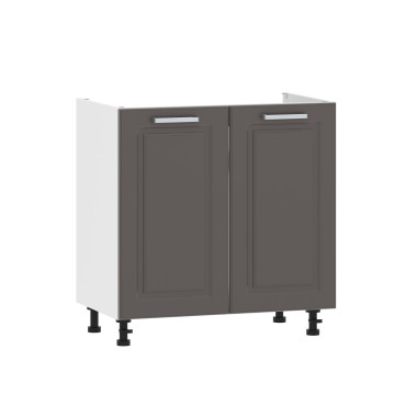 Вокс 100.04 800 тумба под мойку / Белый/Графит