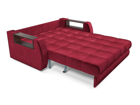 Диван Аккордеон Барон №3 бархат красный STAR VELVET 3 DARK RED