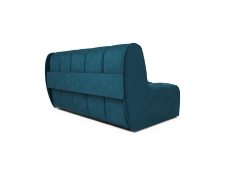 Диван Аккордеон Барон №2 бархат сине-зеленый STAR VELVET 43 BLACK GREEN