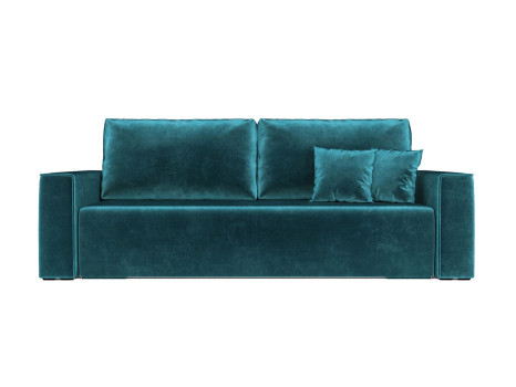 Диван Манхэттен бархат сине-зеленый STAR VELVET 43 BLACK GREEN