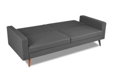 Берус трёхместный диван-релакс Рогожка UNO (Grey + кант Silver) арт. 4673739701102