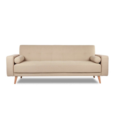 Сэлвик трёхместный диван-релакс Рогожка UNO Beige арт. 4673739701164